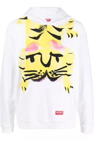 Kenzo Tiger-illustration pullover hoodie