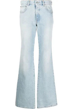 OFF-WHITE Bleach Baby baggy flared jeans