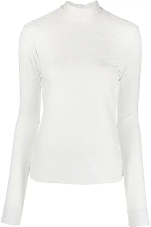Karl Lagerfeld Textured long-sleeve top
