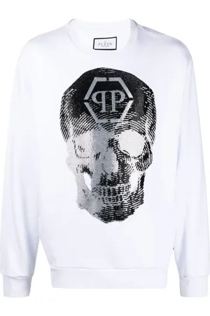 Philipp Plein Skull logo-print crew-neck sweatshirt