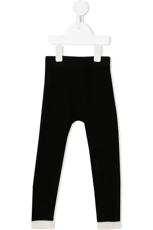 Cashmere In Love Contrast-trim cashmere leggings