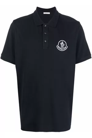 Moncler Logo-embroidered cotton polo shirt