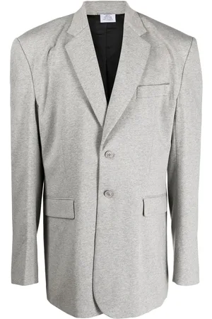 Vetements Single-breasted shoulder-pad blazer
