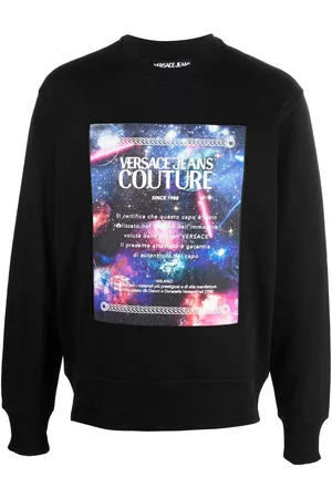 VERSACE Homem Sweatshirts - Graphic-print crew neck sweatshirt