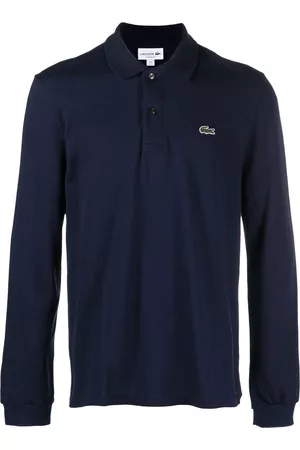 Lacoste Logo-patch long-sleeve polo shirt