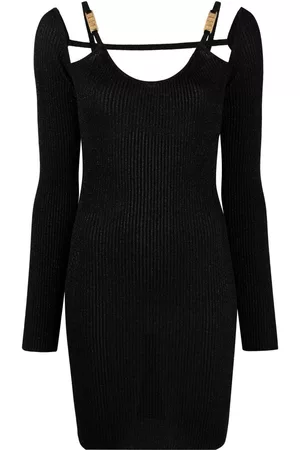 GCDS Mulher Camisolas - Cold-shoulder knitted dress