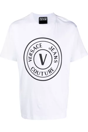 VERSACE Homem T-shirts & Manga Curta - Logo-print short-sleeve T-shirt