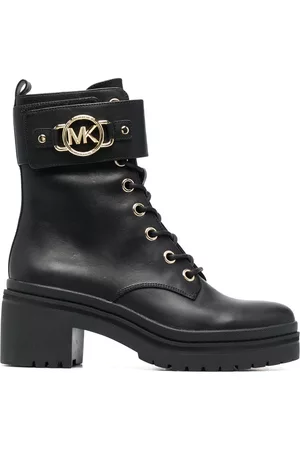 Michael Kors Mulher Rory leather combat boots