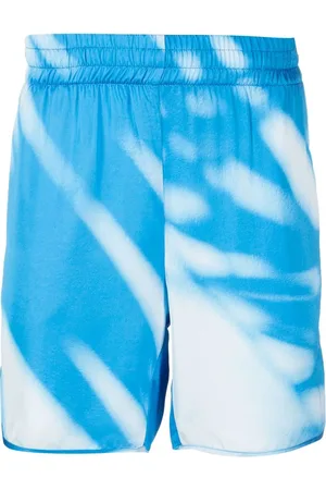 BLUE SKY INN Shadow-print satin shorts