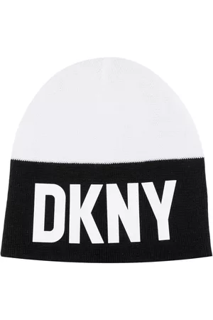 DKNY Menina Chapéus - Colour-block logo-print hat