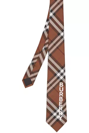 Burberry Logo-print checked tie