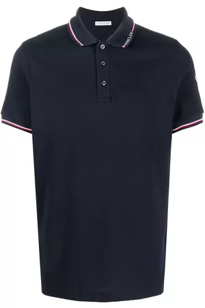 Moncler Homem Formal - Logo stripe-tipping polo shirt