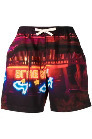 BLUE SKY INN Graphic-print deck shorts