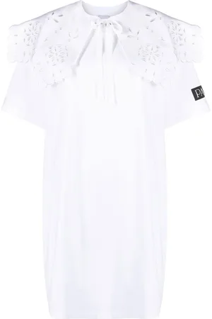 Patou Detachable collar T-shirt dress