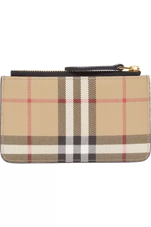 Burberry Vintage Check leather card case