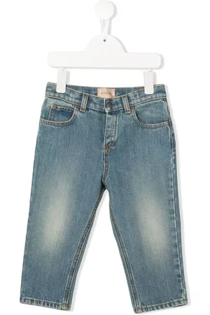 Gucci Logo-print slim-cut jeans
