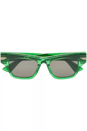 Bottega Veneta Mitre square-frame sunglasses