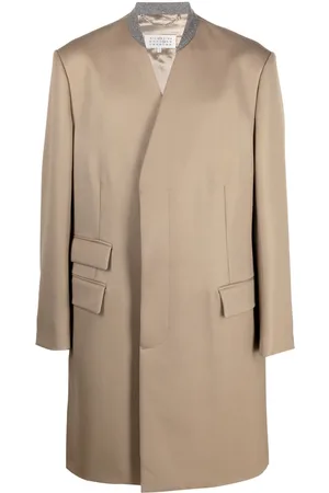 Maison Margiela Cavalry single-breasted wool coat