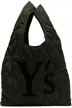 Y'S Mulher Tote - Appliqué-logo quilted tote bag