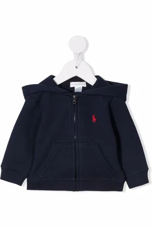 Ralph Lauren Embroidered-logo zip-up hoodie