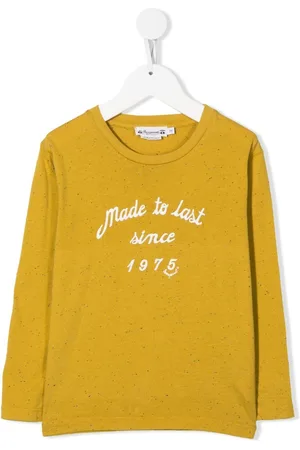 BONPOINT Slogan-print long-sleeve T-shirt