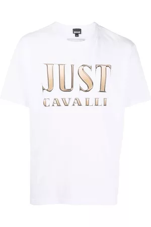 Roberto Cavalli Logo cotton t-shirt
