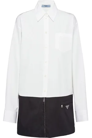 Prada Two-tone panelled shirtdress