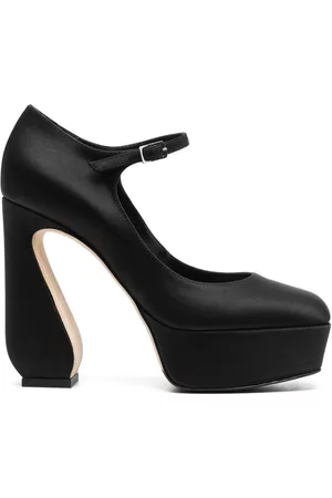 SI ROSSI Sculpted-heel Mary Jane pumps