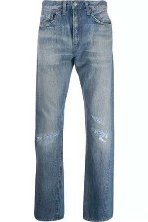 Levi's Homem Calças de ganga Retas - Distressed 501 jeans