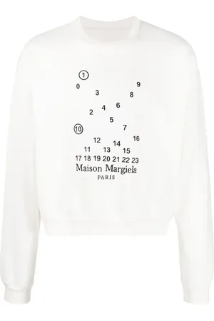 Maison Margiela Logo-print cotton sweatshirt