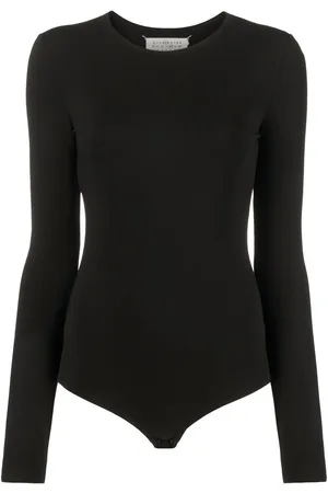 Maison Margiela Round-neck long-sleeve bodysuit