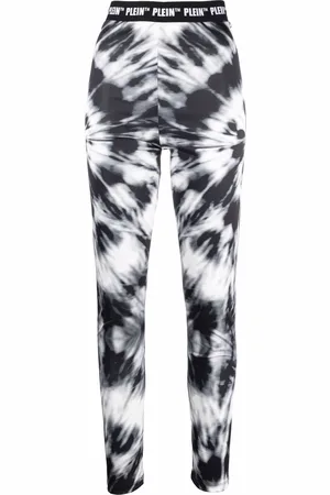 Philipp Plein Tie-dye print leggings