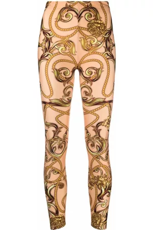 Philipp Plein New Baroque print leggings