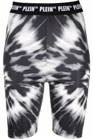 Philipp Plein Tie dye-print cycling shorts