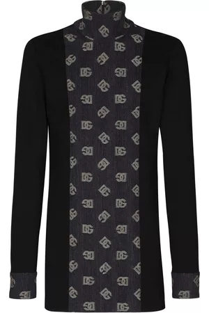 Dolce & Gabbana Homem Camisas de Manga comprida - DG jacquard long-sleeve shirt