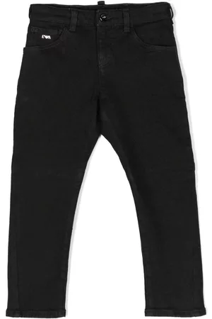 Emporio Armani Low-rise slim-cut jeans
