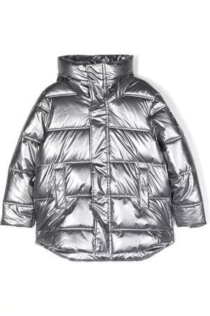 Zadig & Voltaire Menina Casacos - Metallic-effect hooded padded jacket