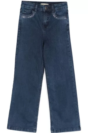 Michael Kors Crystal-embellished straight-leg jeans