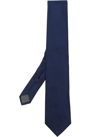 Brunello Cucinelli Satin-finish pointed-tip tie