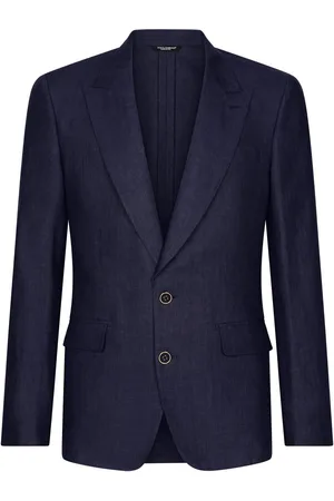 Dolce & Gabbana Sicilia-fit linen single-breasted blazer