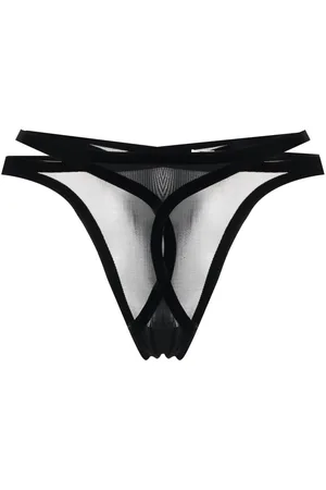 Sheer Touch Flock String Thong