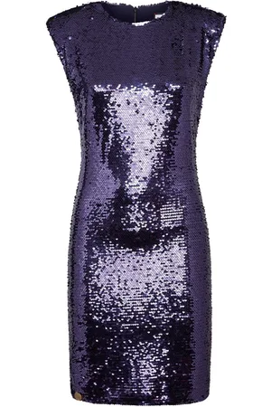 Philipp Plein Sequin-embellished sleeveless dress