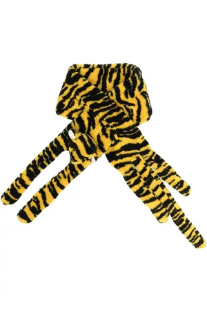 Kenzo Faux-fur tiger scarf