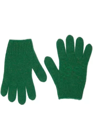 Gucci Menino Luvas - Knitted wool gloves