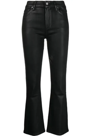 Paige Claudine coated flared jeans