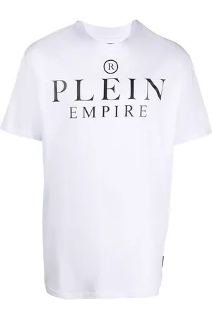 Philipp Plein Homem T-shirts & Manga Curta - Logo-print T-shirt