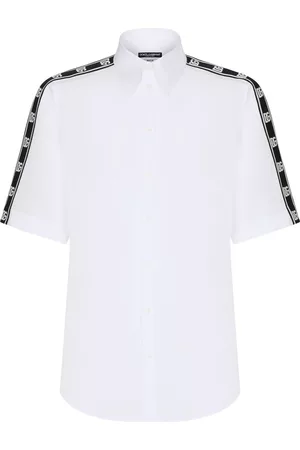 Dolce & Gabbana Logo-tape cotton shirt