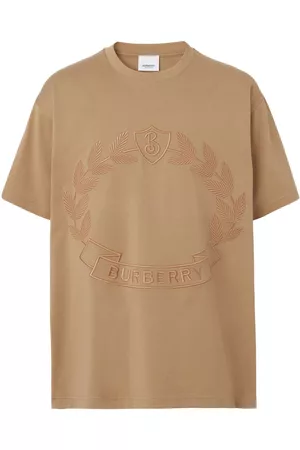 Burberry Embroidered-logo T-shirt