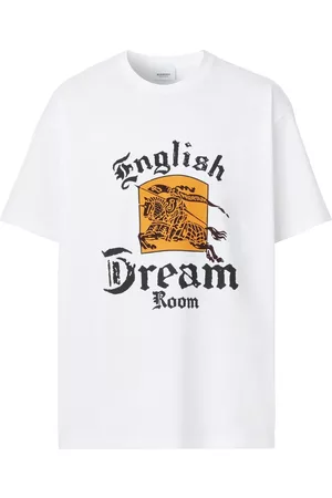 Burberry Homem T-shirts & Manga Curta - Graphic-print T-shirt