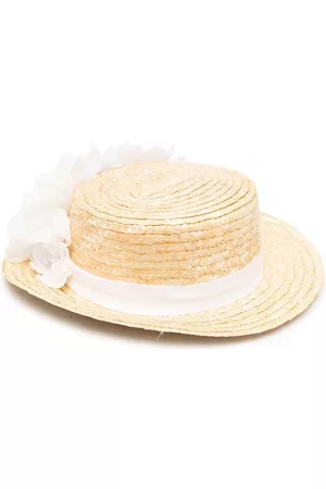 PATACHOU Menina Chapéus - Floral-detail sun hat